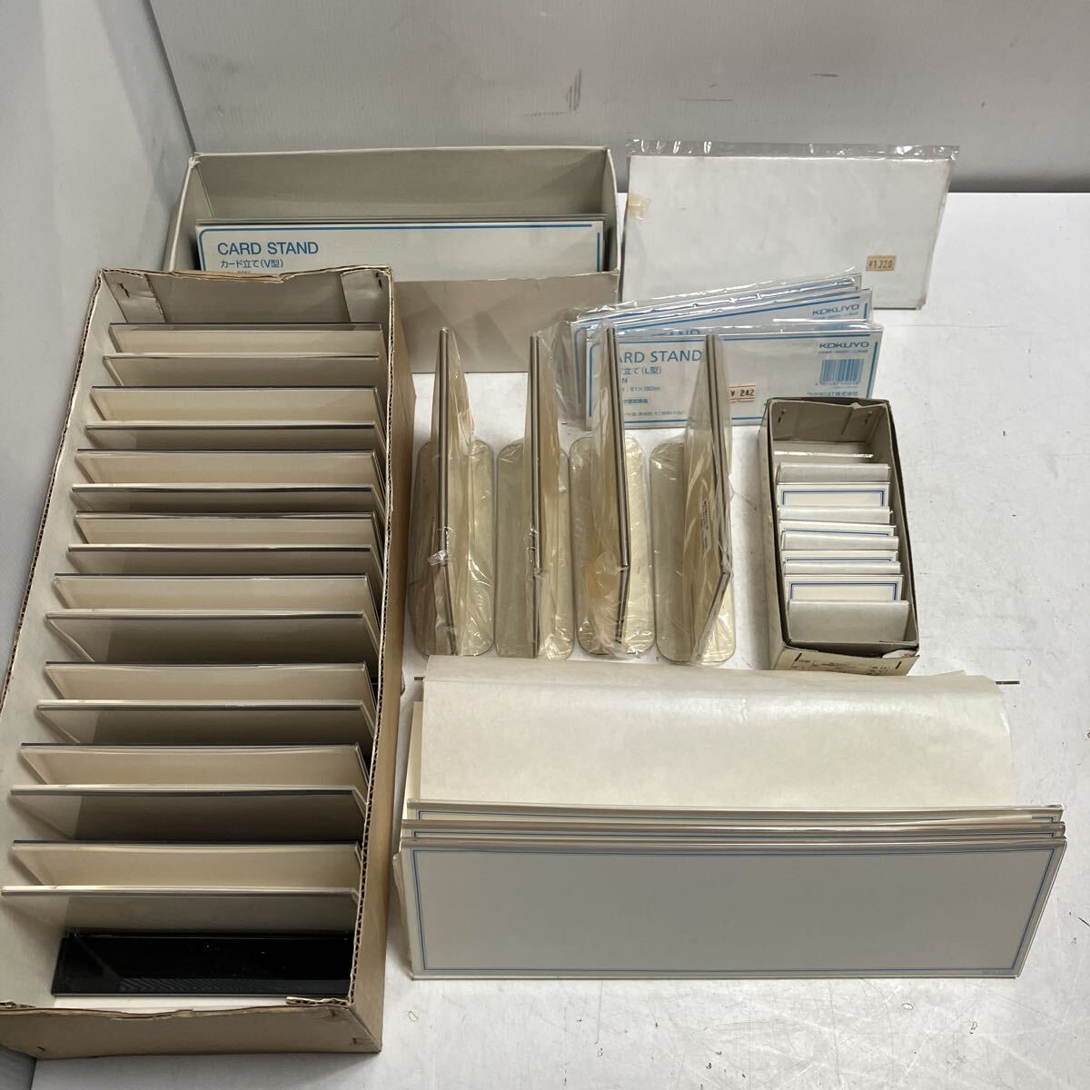 BB27 多種混合　カード　名札　ポップ立て　まとめ　