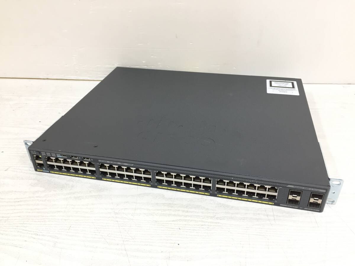 〇 Cisco シスコ Catalyst 2960-X シリーズ WS-C2960X-48LPS-L スイッチ 初期化済 動作品