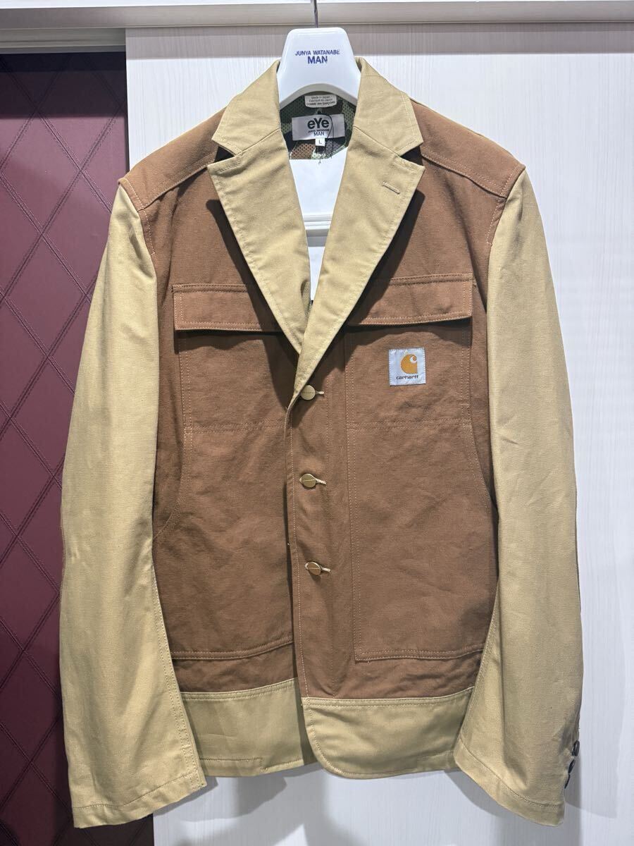 送料無料　新品未使用　eYe JUNYA WATANABE MAN Carhartt メンズ W-NAME ジャケット 国内正規品　サイズL 