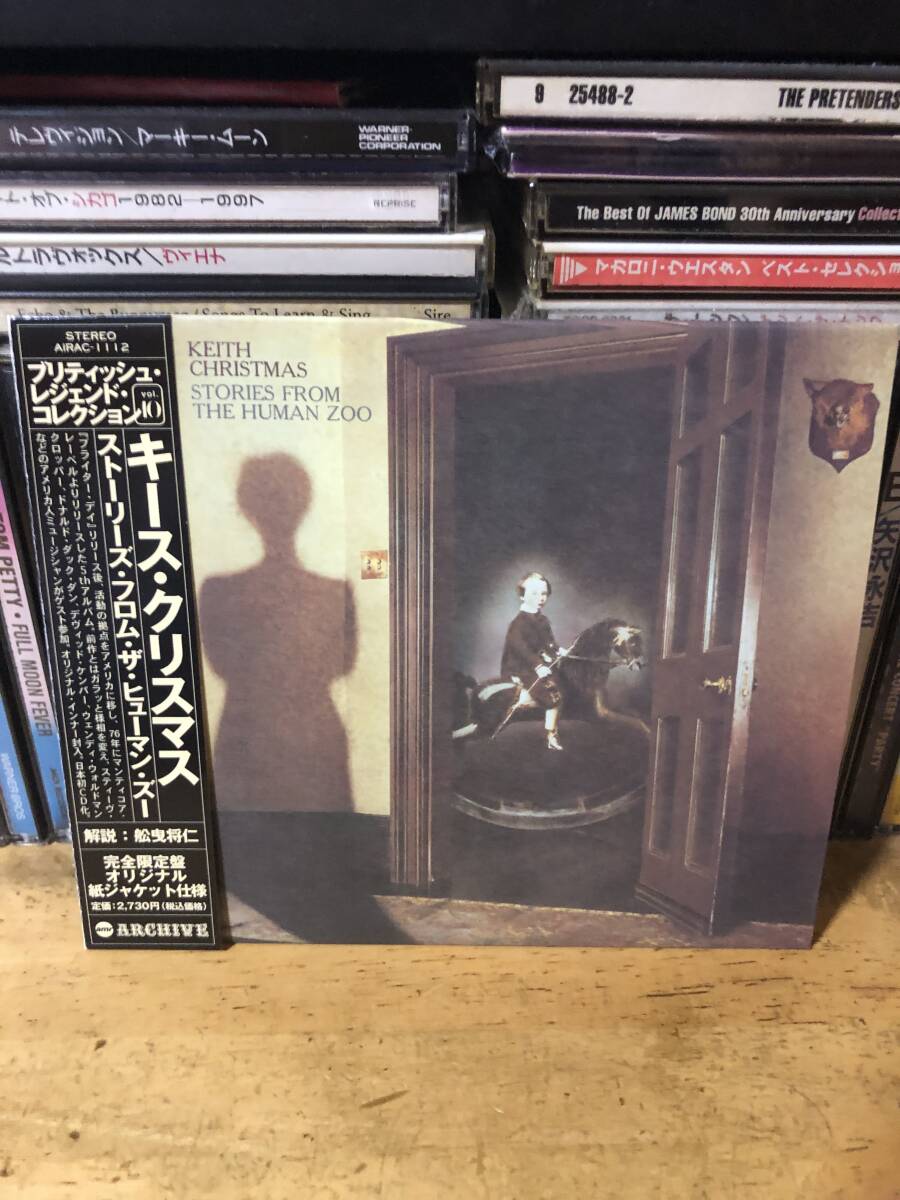 紙ジャケ　キース・クリスマス / ストーリーズ・フロム・ザ・ヒューマン・ズー　帯付き　完全限定版　KEITH CHRISTMAS