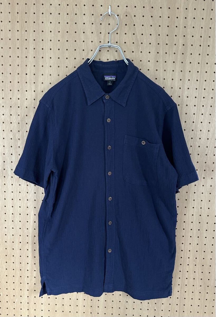 patagonia 19SS A/C Shirt パタゴニア 52921SP19 A/Cシャツ 半袖シャツ オーガニックコットン ネイビー