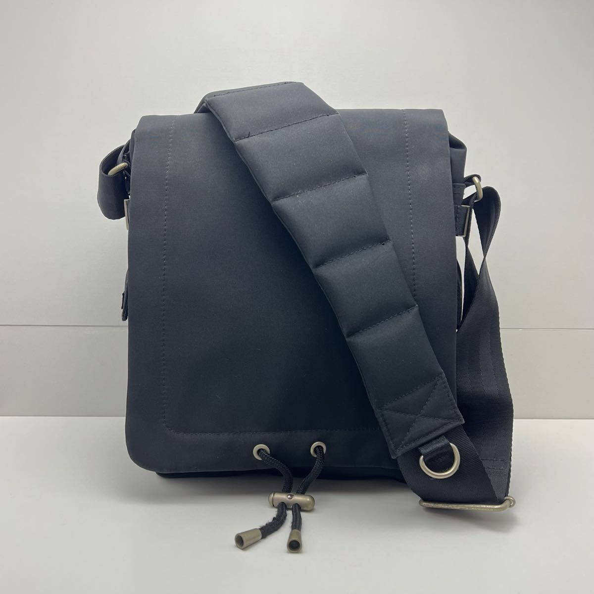 TETE HOMME tech archive big pad shoulder bag テットオム アーカイブ ポリエステル ショルダーバッグ ギミック テック y2k ブラック