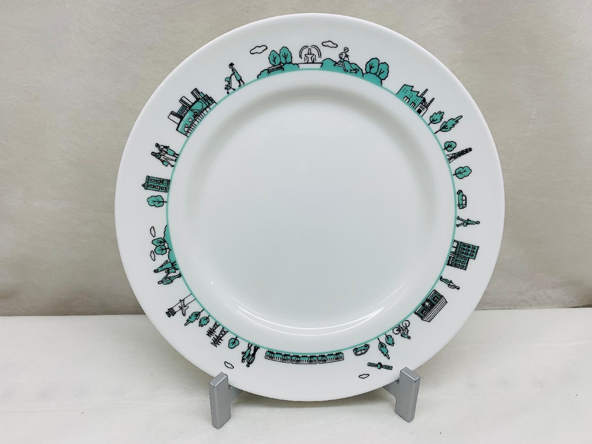TIFFANY＆Co. ティファニー 三菱電機100周年記念プレート お皿 食器 テーブルウェア 1枚 スタンド付き
