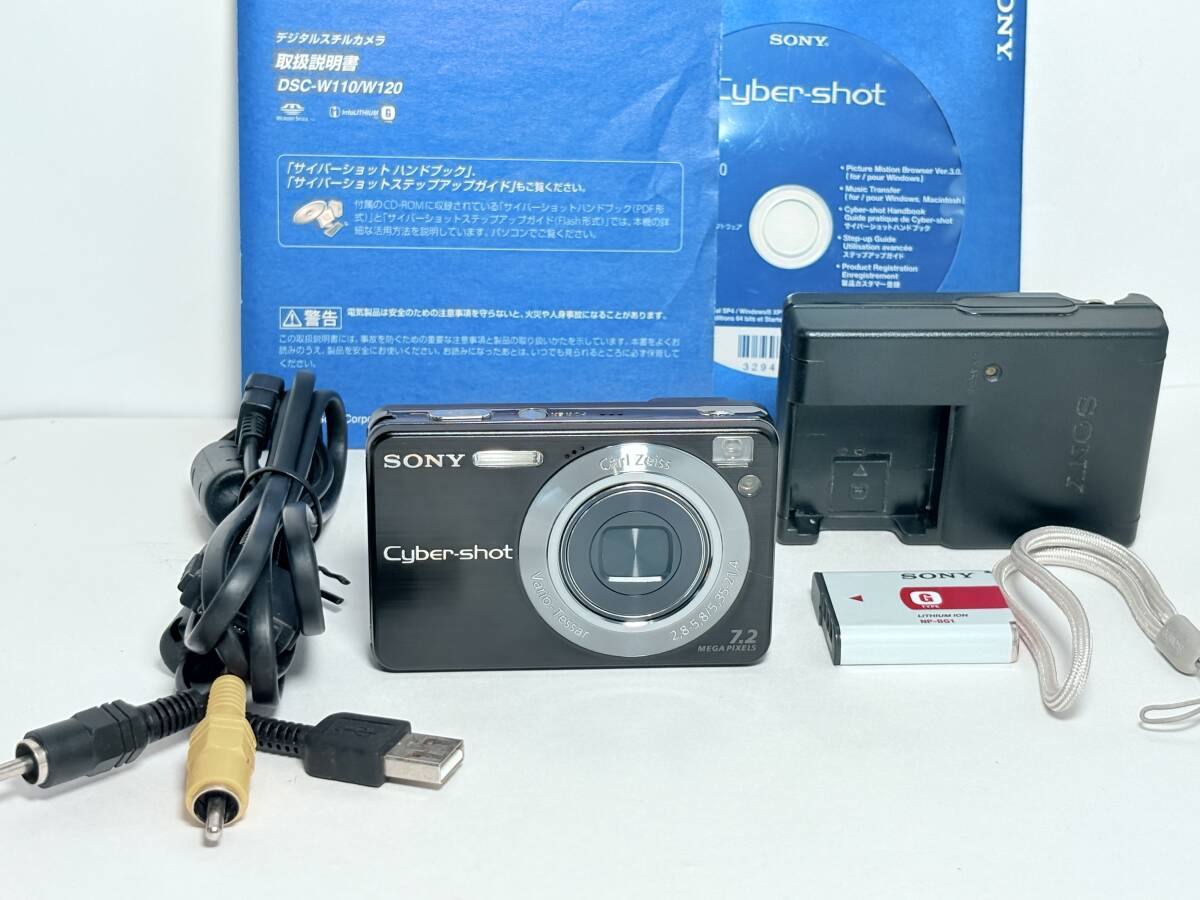 ソニー Cyber-shot DSC-W120 ブラック