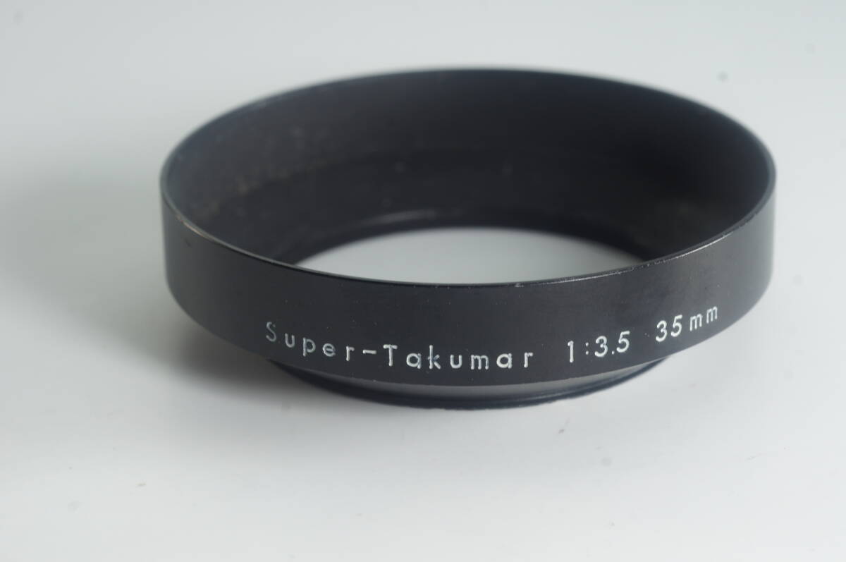 RBGF14『キレイ』PENTAX Super-Takumar 35mm F3.5 49mm径 ペンタックス アルミ製レンズフード