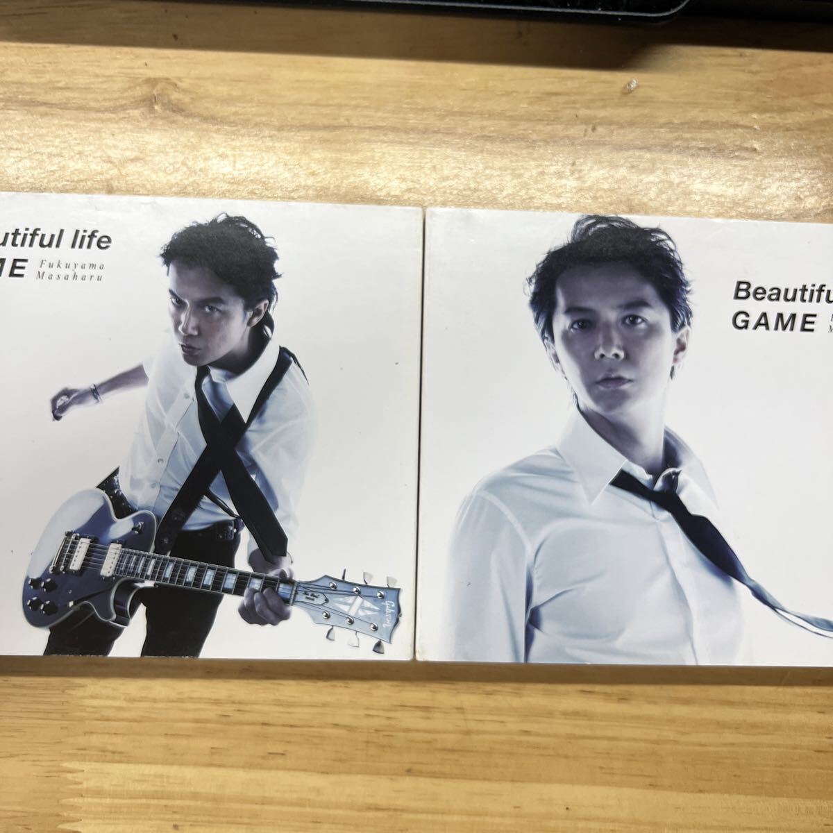 福山雅治 『Beautiful life／GAME 《初回限定 「Beautiful life」 Music Clip盤》 《CD+DVD》』2セット1枚cd欠品　管理y468