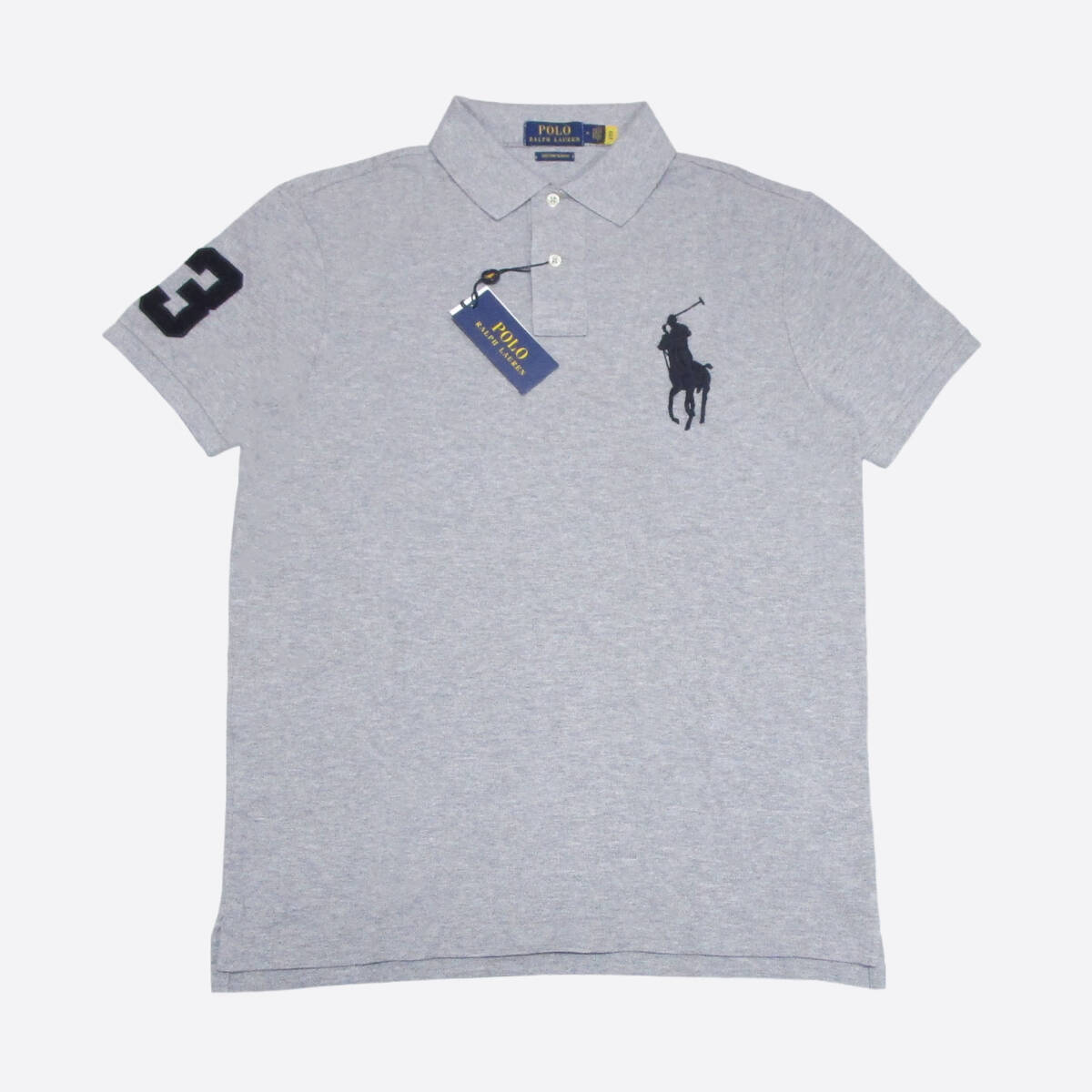 ★SALE★Ralph Lauren/ラルフローレン★ビッグポニーポロシャツ (Heather Grey/M)