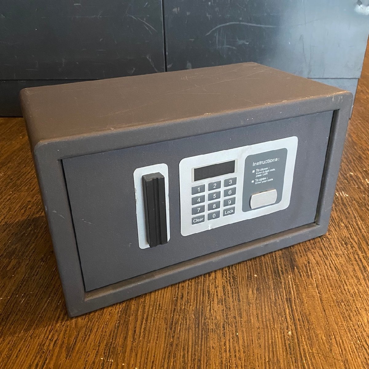 1円スタート 金庫 セーフティボックス ジャンク 現状渡し -n586