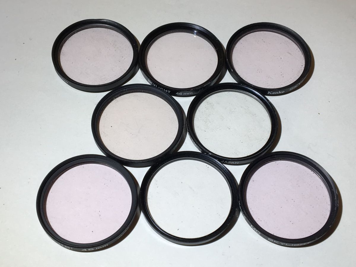 22167 フィルター　大量　まとめ　46mm Kenko Toshiba SKYLIGHT NIKO
