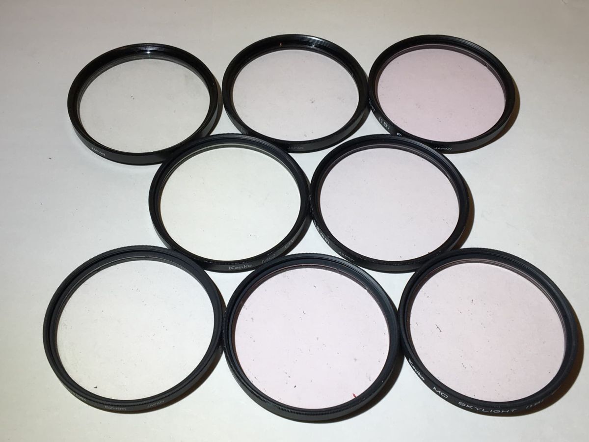 22139 フィルター　大量　まとめ　62mm Kenko MARUMI