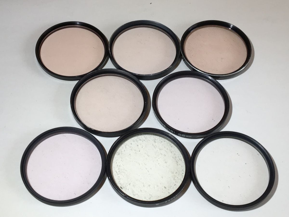 22111 フィルター　大量　まとめ　55mm Kenko minolta