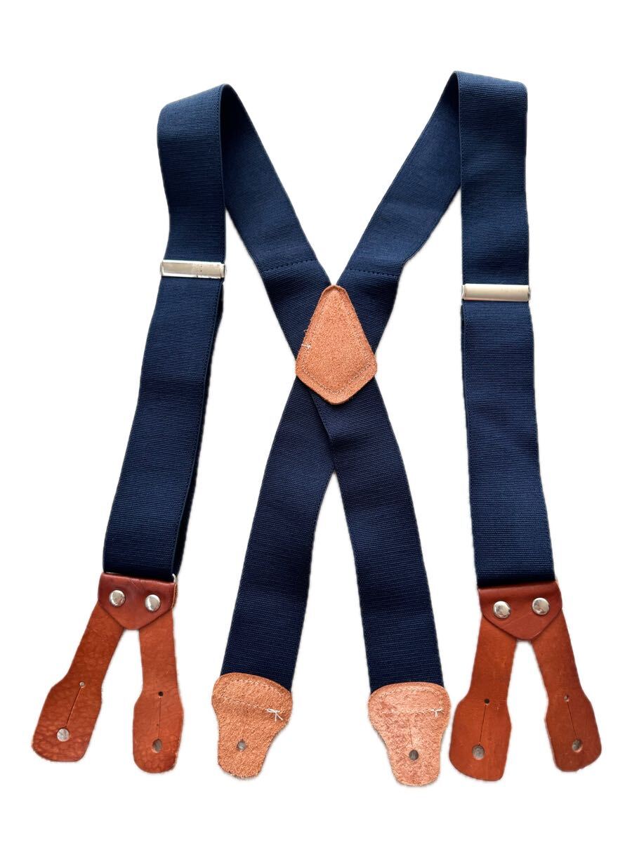DULUTH TRADING COMPANY サスペンダー ネイビー 濃紺 ヴィンテージ ビンテージ ダルス トレーディングカンパニー ワーク