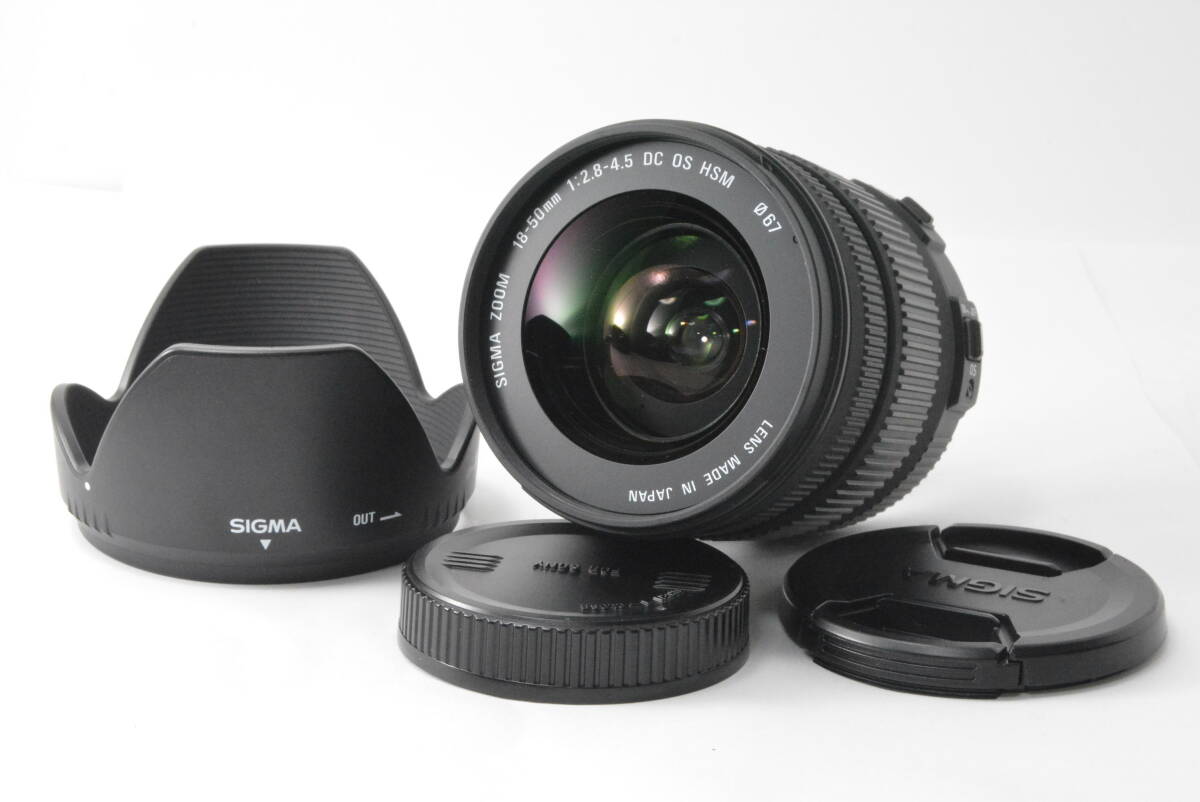 SONY Aマウント■ 美品 ■シグマ　Sigma DC 18-50mm F2.8-4.5 OS HSM #14747
