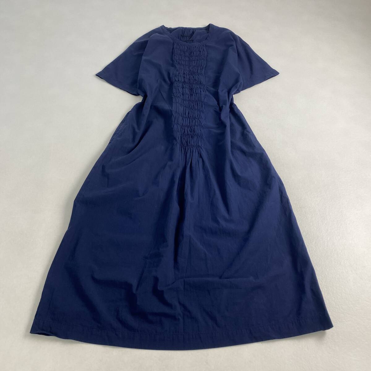 トリココムデギャルソン ワンピース ヴィンテージ tricot COMME des GARCONS コットン100% ネイビー M・L相当
