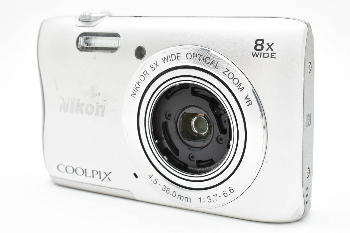 【動作品】Nikon　COOLPIX　S3700　シルバー