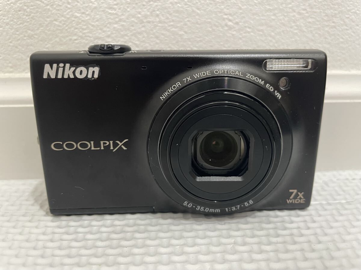 【通電のみ確認】Nikon　COOLPIX　S6100　ブラック
