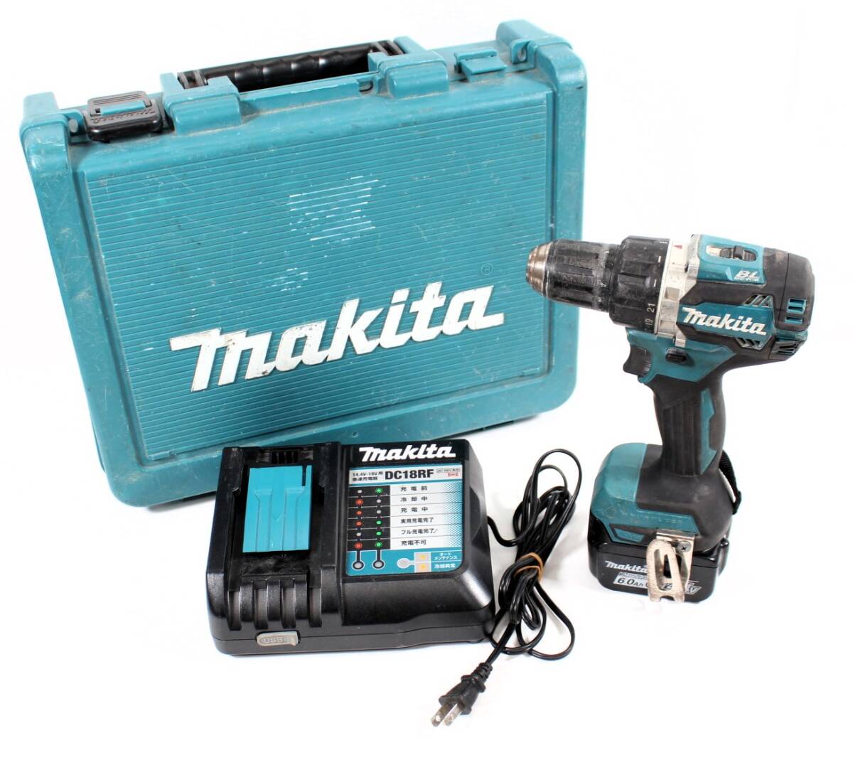 Y6915#◆中古品◆Makita マキタ 充電式ドリルドライバ DF474DRGX