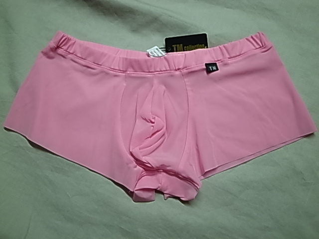 ★TM COLLECTION ローライズボクサー 175048 ピンク Mサイズ★