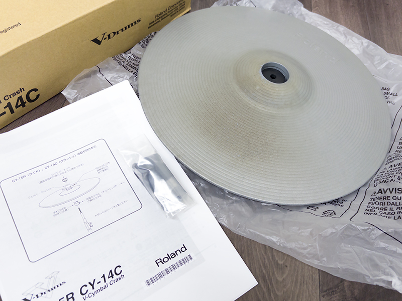 3R6025▲Roland V-Drums V-Cynbal Ride CY-15R-SV ライドシンバル ローランド Vドラム Vシンバル▲0826