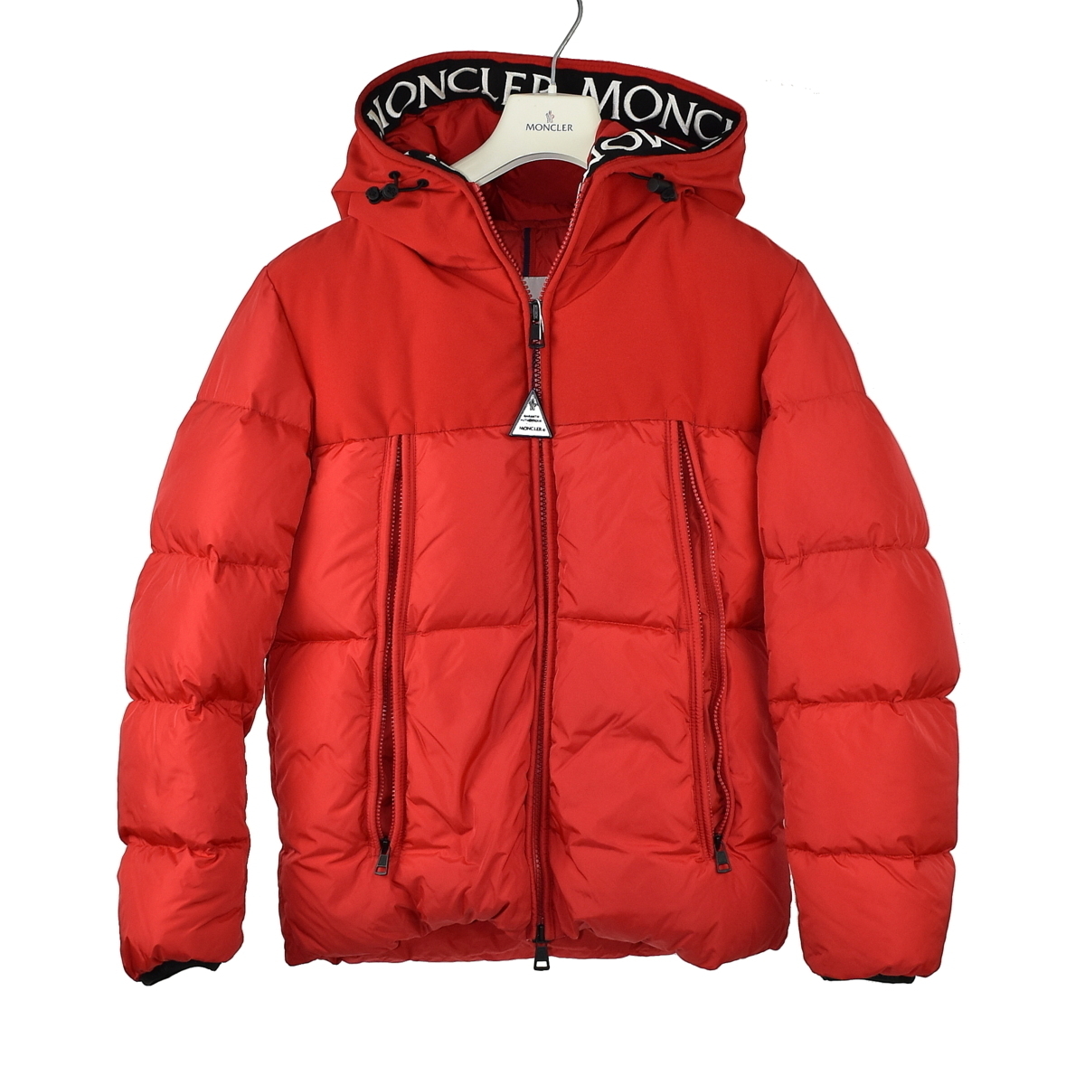 【A0794】MONCLER モンクレール モンクラー ダウンジャケット メンズ サイズ1 レッド 赤