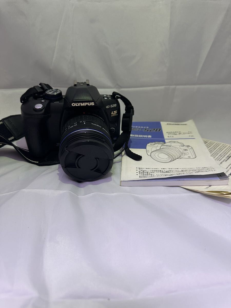 ★美品★　OLYMPUS E-520 IS デジタル一眼レフカメラ ズームレンズセット ZUIKO14-42mm　#8065★