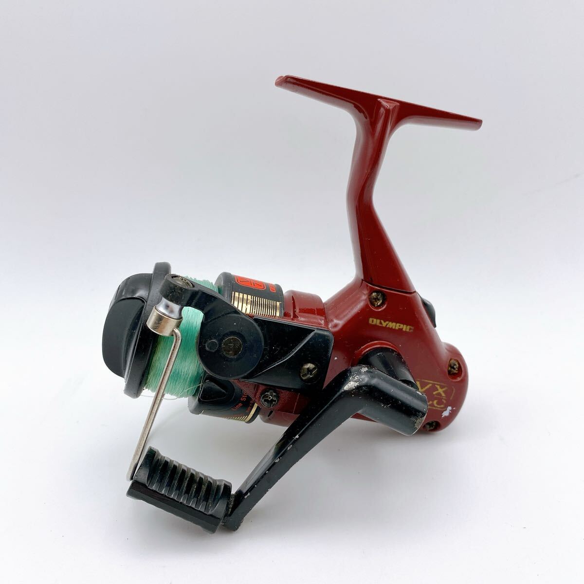 OLYMPIC オリムピック VX700 SUPER CHALLENGER リール フィッシング 釣具 3号100m 中古品 保管品 スーパーチャレンジャー レッド 赤
