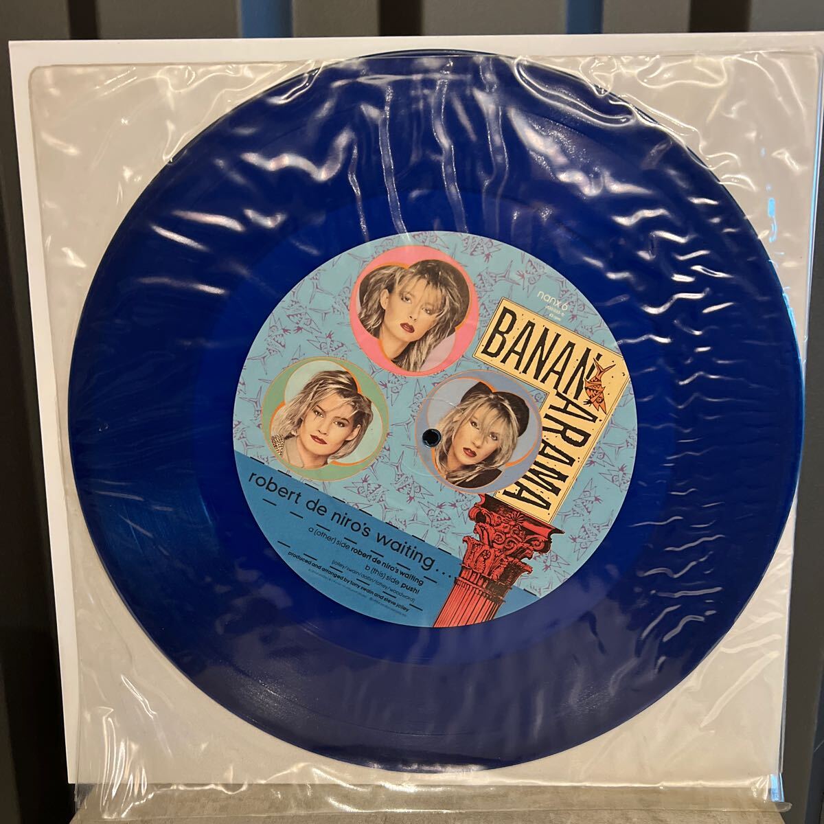 【アナログ盤】レア/UK盤/ピクチャー盤/ブルー盤/サラ盤/12インチ/Bananarama/Robert De Niro's Waiting/バナナラマ/nanx6/レコード