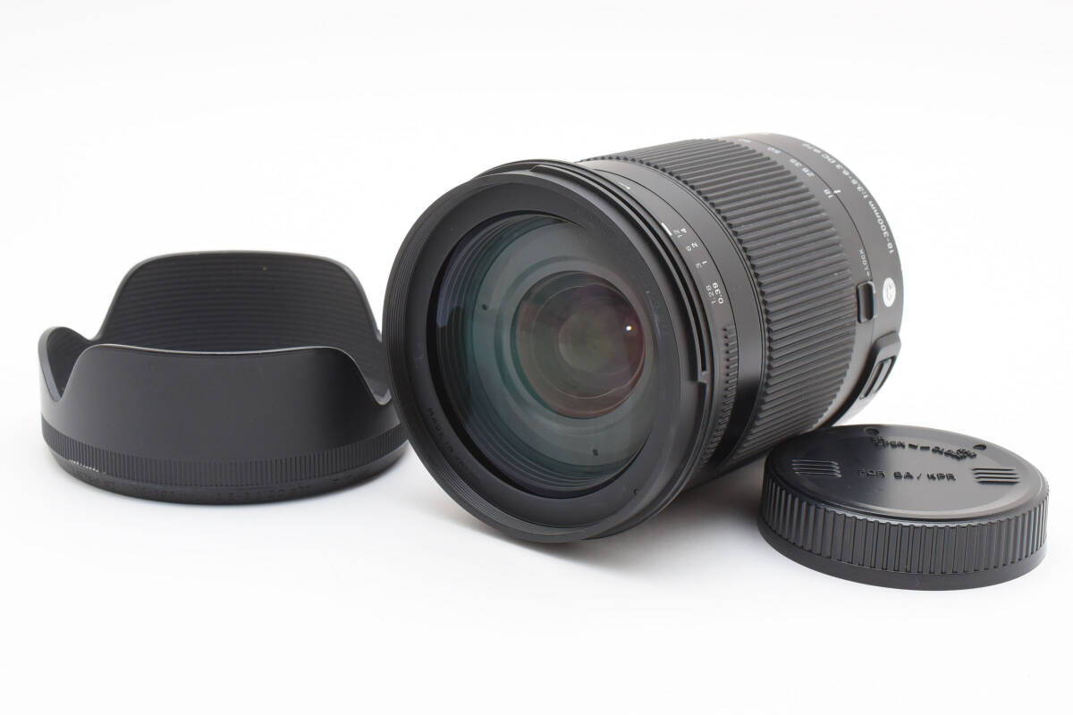 【価格見直し】★極上美品★ PENTAX Kマウント Contemporary 18-300mm F3.5-6.3 DC MACRO HSM SIGMA シグマ ペンタックス
