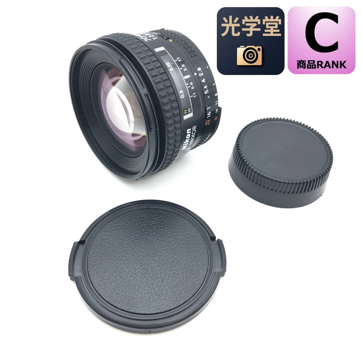 Nikon AF NIKKOR 20mm F/2.8 D 単焦点レンズ #4205