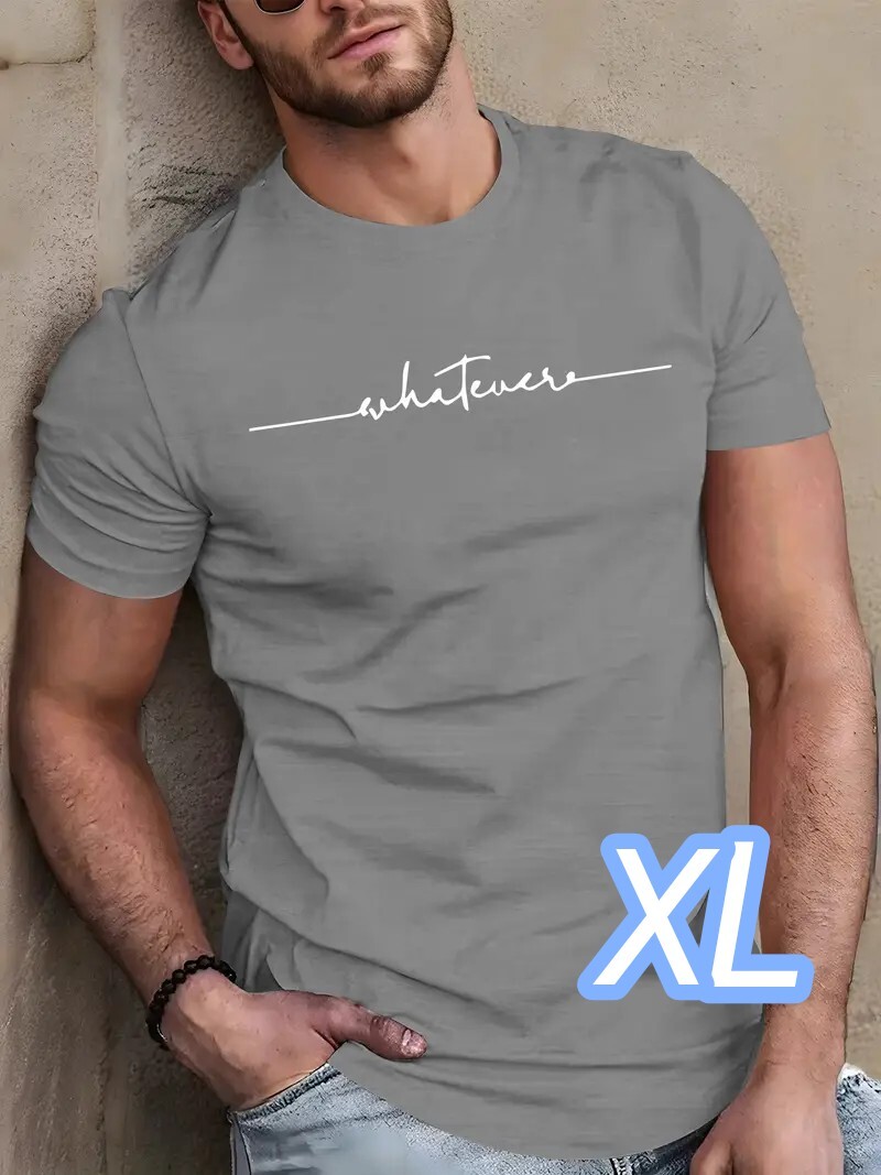 【かるふわT】ライトグレー★XLサイズ《Whatever》軽量・柔らか素材■ゆったりサイズ