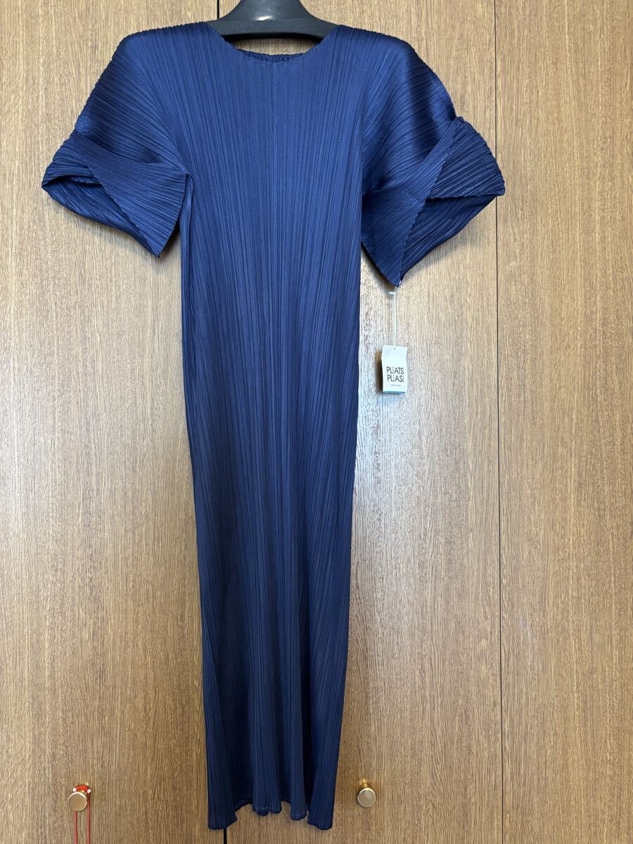 未使用近い プリーツプリーズ PLEATS PLEASEロング ワンピース