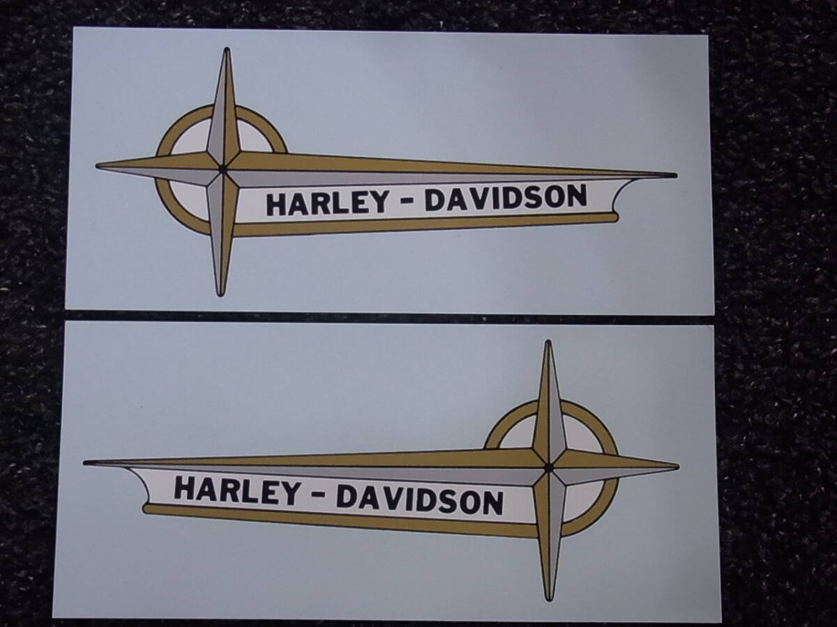Harley Davidson 1961-62★水貼りデカール★パンナックル