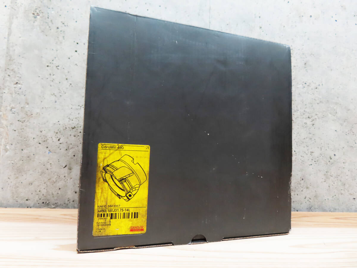 未開封品 SANDVIC サンドビック CoroMill 490 コロミル フェイスミル フルバック 90°肩削り正面カッター 管理7k0814M-I04