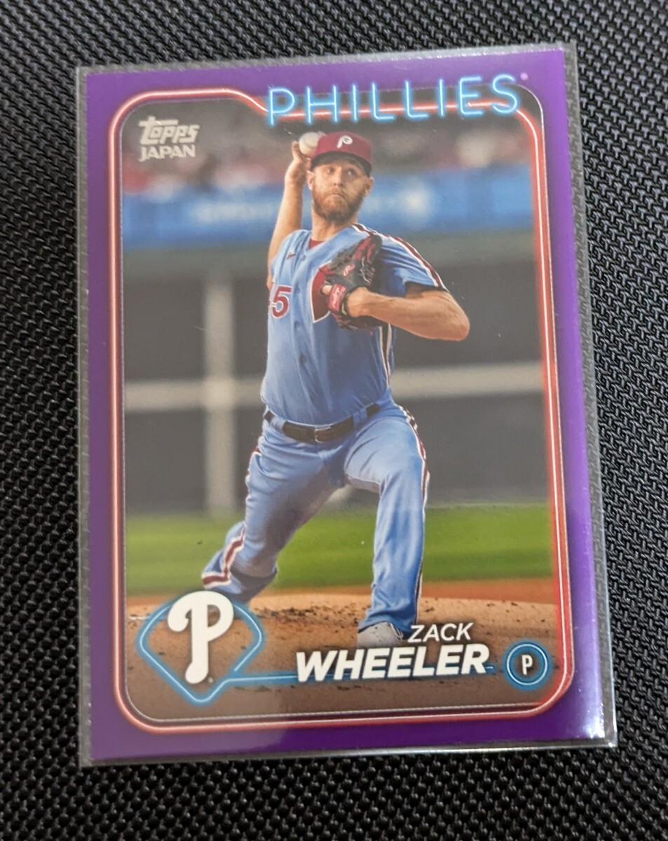 Topps Japan Edition2024 Zack Wheeler /50