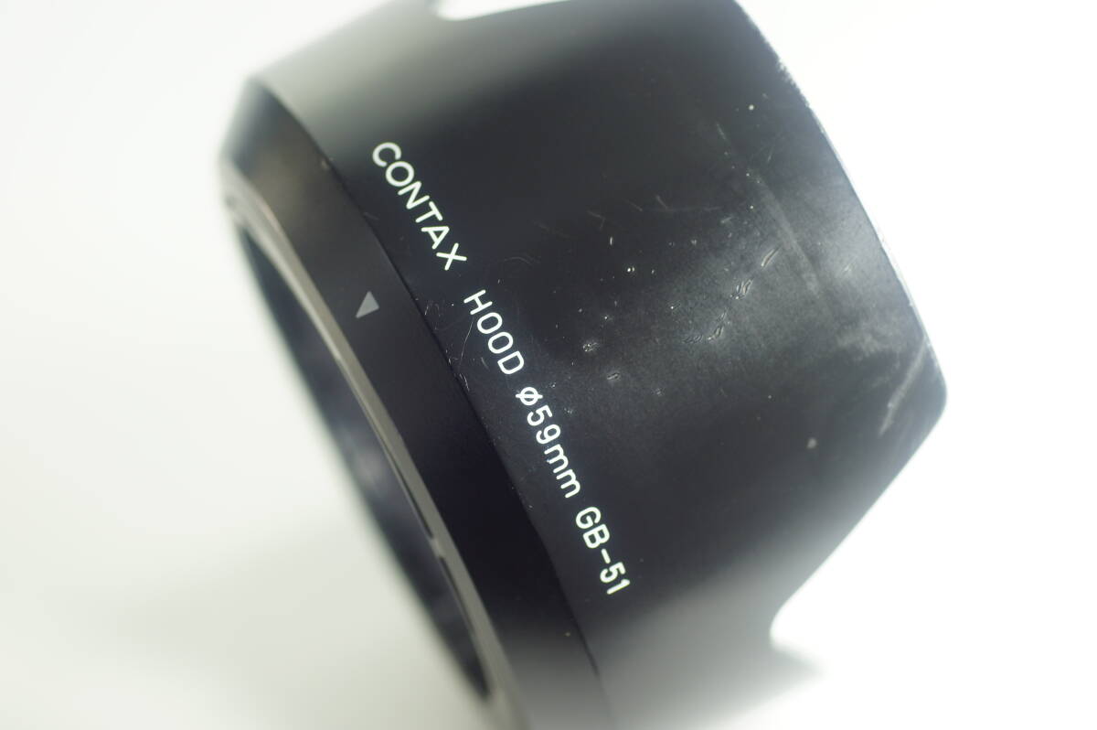 PH7群『並品』 CONTAX HOOD Φ59mm GB-51 コンタックス N28-80mm F3.5-5.6用 レンズフード