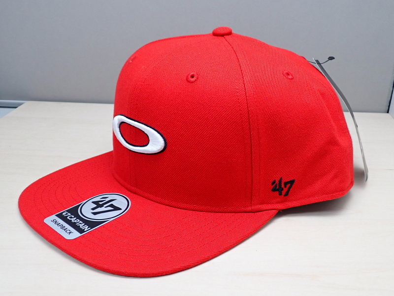 OAKLEY　オークリー　47 OAKLEY BIB ELLIPSE HAT　レッド