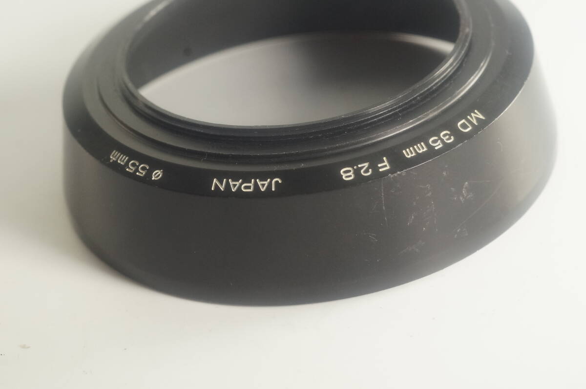 影KG『並品』MINOLTA MD35mm F2.8用 ミノルタ レンズフード（55mm径）LENS HOOD SHADE