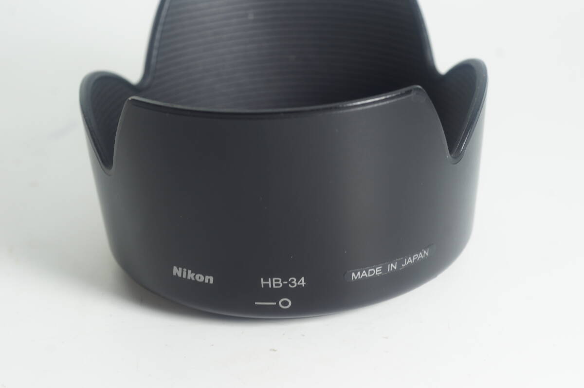 影DG『並品』NIKON HB-34 AF-S DX ED 55-200mm F4-5.6G ニコン レンズフード HOOD SHADE
