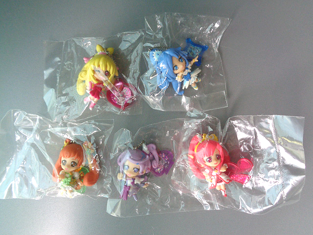 ドキドキ！プリキュア チャームマスコット / 5種セット / 食玩 / 袋未開封 箱無し