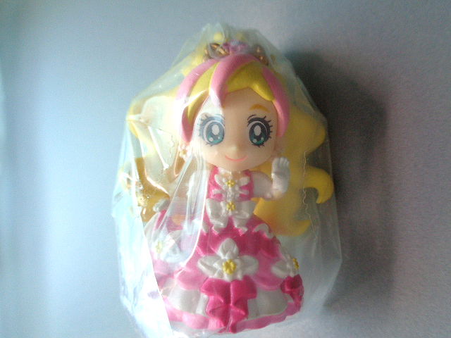 Go！プリンセスプリキュア / パールマスコット / キュアフローラ（ミラクルリリィドレス） / 食玩 / 袋未開封 箱無し