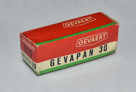 FILM６２０、　フィルム　GEVAPAN３０、GEVAERT　FRANCE