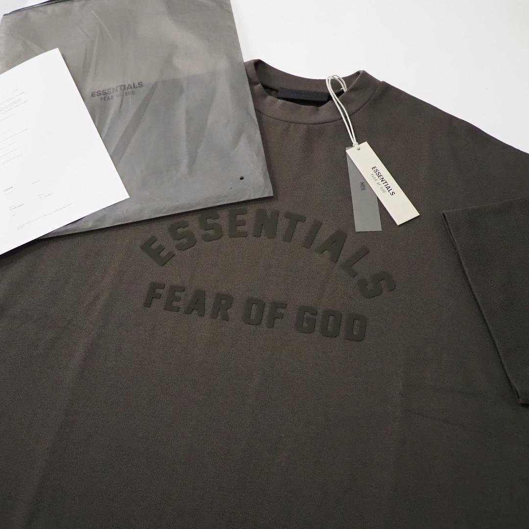 新品 L 正規品 フィアオブゴッド エッセンシャルズ 24ss ヘビーウエイト Tシャツ INK インク メンズ FOG FEAR OF GOD ESSENTIALS 本物 2024