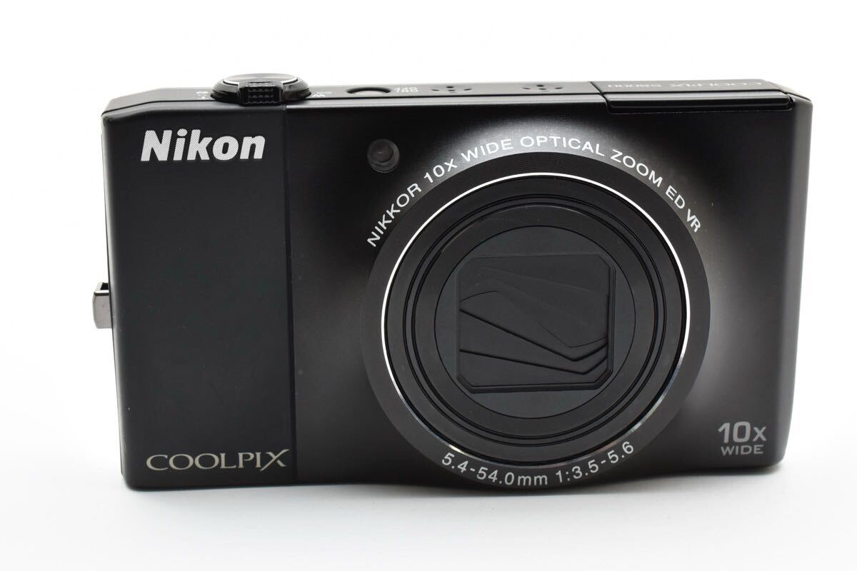 美品 Nikon COOLPIX S8000 ブラック ニコン コンパクトデジタルカメラ (420)