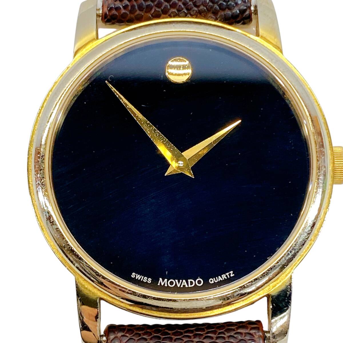 ●MOVADO モバード クオーツ腕時計 MO.01.1.34.6002 腕時計 中古品●拍卖