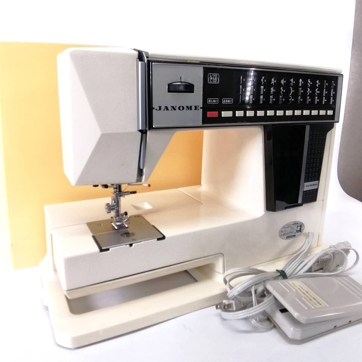 動作OK JANOME 5002 MEMORIA コンピュータ ミシン フットコントローラー ジャノメ メモリアル フットペダル 裁縫 ハンドメイド