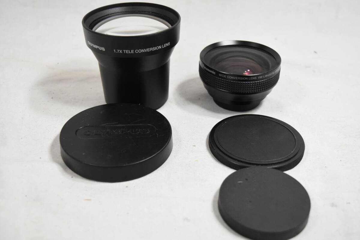 TELE CONVERSION LENS　テレコンバージョンレンズ　オリンパス　パナソニック　2個　セット