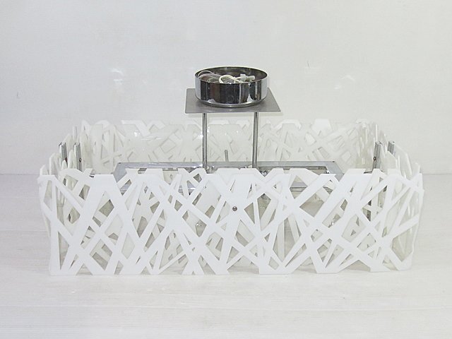 ∞ IDC 大塚家具 天井照明 MAN-1288/8-WW 8灯 シーリング シャンデリア 点灯確認済み 2011年製 □H8