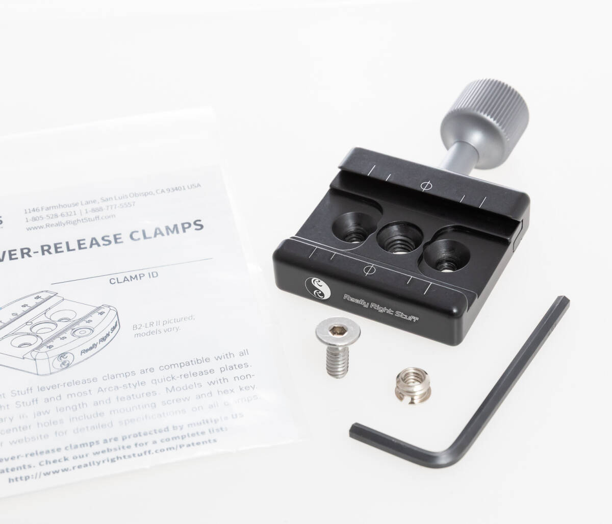 RRS B2 PRO Knob Clamp 60mm スクリューノブ リアリーライトスタッフ