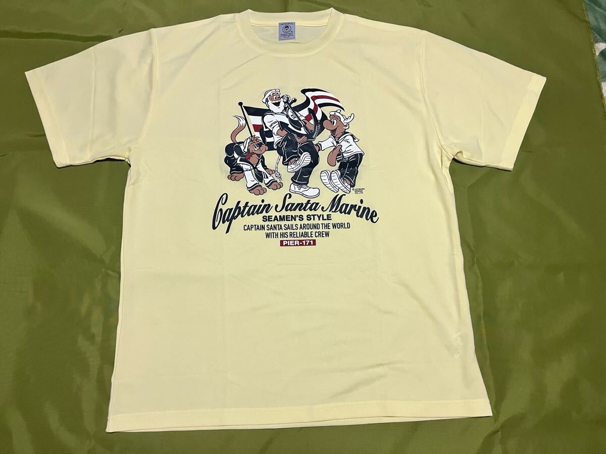 ★即決★新品　キャプテンサンタ　Tシャツ XL クリーム色　黄色　送料無料