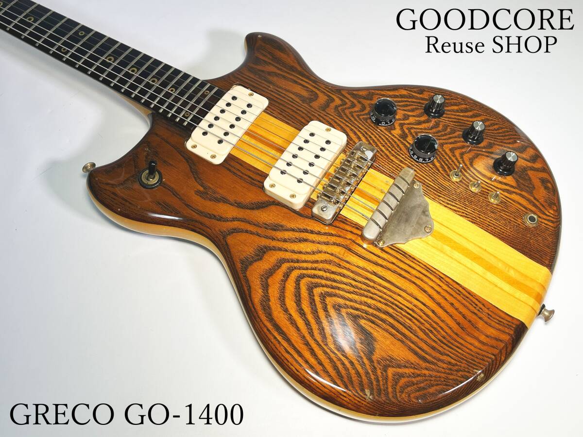 Greco グレコ GO-1400 GO1400 1978年製 スルーネック エレキギター●R707255